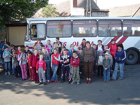 Przeworno - start trasy rajdowej