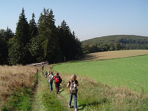 Zej�cie z Kalinki - w tle Nowoleska Kopa
