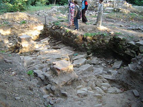 Gromnik - wykopaliska