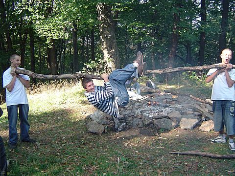 Gromnik - pieczenie ogona