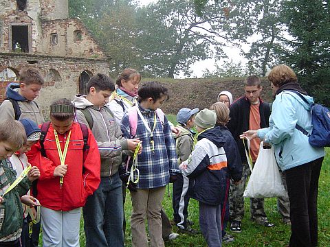 XX Rajd Wzg�rz Strzeli�skich - Witostowice - zamek s025 - PTTK Strzelin