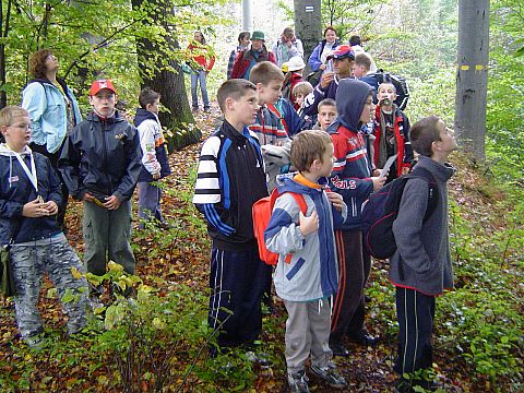 XX Rajd Wzg�rz Strzeli�skich - podej�cie na Nowolesk� Kop� s065 - PTTK Strzelin