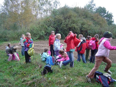 XXI Rajd Wzg�rz Strzeli�skich - w drodze na Ostr� G�r� s034 - PTTK Strzelin