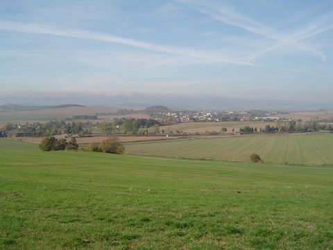 XXI Rajd Wzg�rz Strzeli�skich - panorama z Grzybowca s036 - PTTK Strzelin