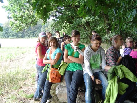 XXIII Rajd Wzg�rz Strzeli�skich - odpoczynek nad Krzywin�