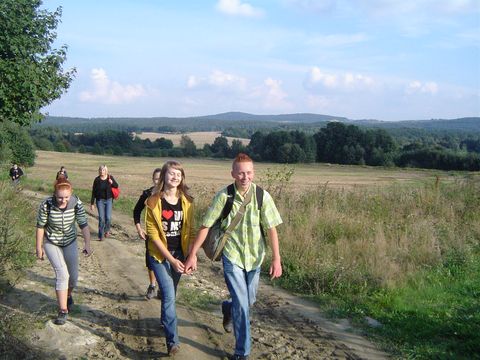 XXIII Rajd Wzg�rz Strzeli�skich - w tle Gromnik