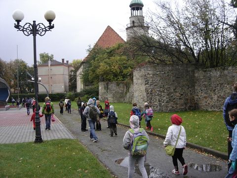 XXIV Rajd Wzg�rz Strzeli�skich - Zi�bice - mury obronne