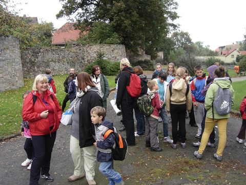 XXIV Rajd Wzg�rz Strzeli�skich - Zi�bice - mury obronne