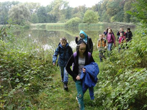 XXVI Rajd Wzg�rz Strzeli�skich - stawy ligockie s047 - PTTK Strzelin