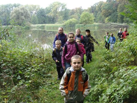 XXVI Rajd Wzg�rz Strzeli�skich - stawy ligockie s048 - PTTK Strzelin