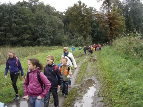 XXVI Rajd Wzg�rz Strzeli�skich - stawy ligockie s053 - PTTK Strzelin