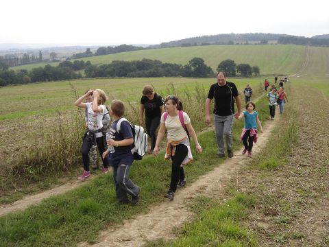 XXVII Rajd Wzg�rz Strzeli�skich - podej�cie na Bednarza s011 - PTTK Strzelin