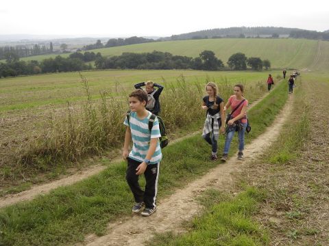 XXVII Rajd Wzg�rz Strzeli�skich - podej�cie na Bednarza s012 - PTTK Strzelin