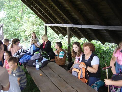 XXVII Rajd Wzg�rz Strzeli�skich - na Bednarzu s018 - PTTK Strzelin