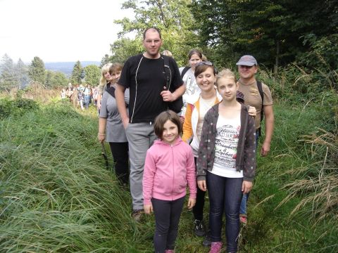 XXVII Rajd Wzg�rz Strzeli�skich - zej�cie do Janowiczek s045 - PTTK Strzelin