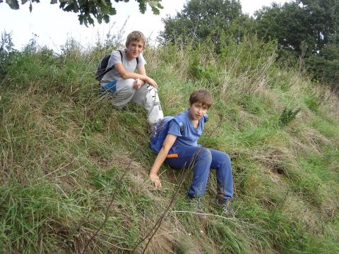 XXVII Rajd Wzg�rz Strzeli�skich - zej�cie do Janowiczek s050 - PTTK Strzelin