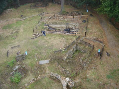 Widok z wie�y na Gromniku s083 - PTTK Strzelin