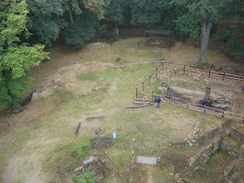 Widok z wie�y na Gromniku s085 - PTTK Strzelin