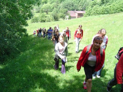 Rudawy Janowickie - podej�cie na Wielk� Kop� od R�dzin s001 - PTTK Strzelin