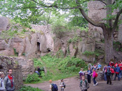 Zamek Bolcz�w w Rudawach Janowickich s029 - PTTK Strzelin