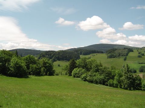 Rudawy Janowickie - widok z podej�cia na Wielk� Kop� s005 - PTTK Strzelin