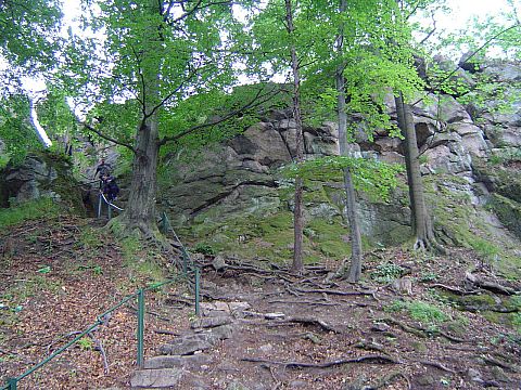 Rudawy Janowickie - podej�cie na Krzy�n� G�r�