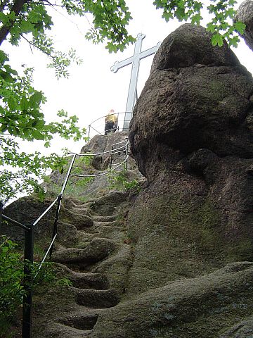 Rudawy Janowickie - podej�cie na Krzy�n� G�r�