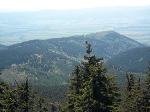 Czarna G�ra - widok z wie�y widokowej s017 - PTTK Strzelin