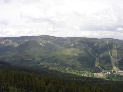 Tr�jmorski Wierch - widok z wie�y widokowej s011 - PTTK Strzelin