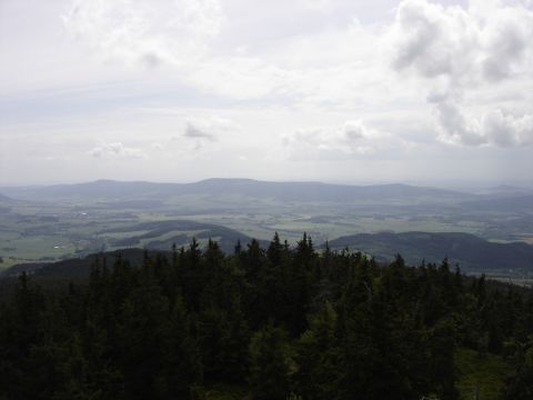 Tr�jmorski Wierch - widok z wie�y widokowej s017 - PTTK Strzelin