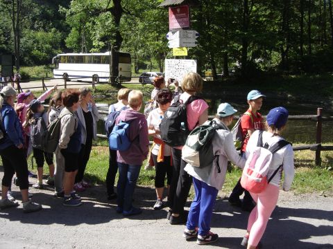 Le�ny Dworek - start rajdu s003 - PTTK Strzelin