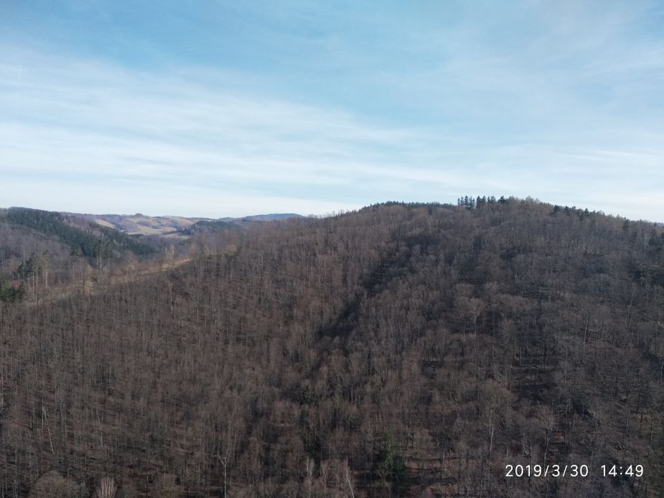 Widok z wie�y Zamku Grodno d052 - PTTK Strzelin