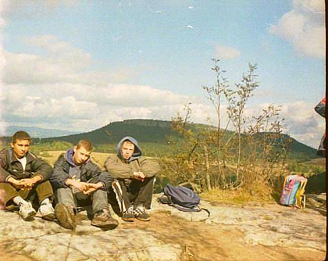 G�ry Sto�owe - widok z Fortu Karola na Szczeliniec