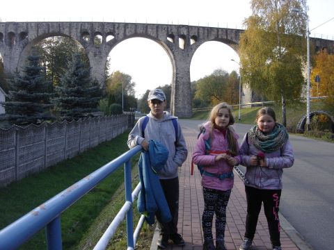 Lewin K�odzki - wiadukt kolejowy s126 - PTTK Strzelin