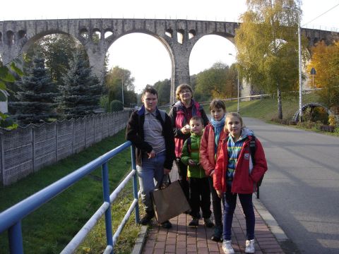 Lewin K�odzki - wiadukt kolejowy s127 - PTTK Strzelin