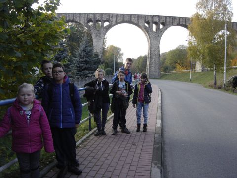 Lewin K�odzki - wiadukt kolejowy s129 - PTTK Strzelin