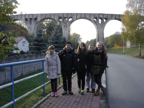 Lewin K�odzki - wiadukt kolejowy s130 - PTTK Strzelin