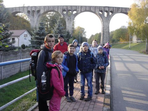 Lewin K�odzki - wiadukt kolejowy s132 - PTTK Strzelin