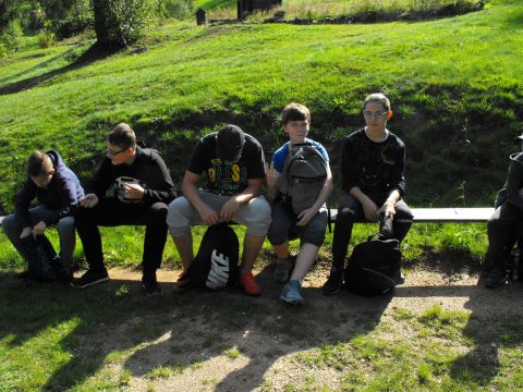 XXI Rajd 'G�ry Sto�owe' - Skansen w Pstr��nej s013 - PTTK Strzelin