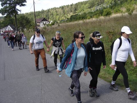 Start rajdu w Pstr��nej s058 - PTTK Strzelin