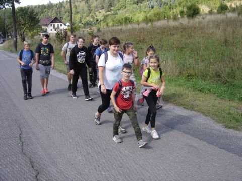 Start rajdu w Pstr��nej s064 - PTTK Strzelin