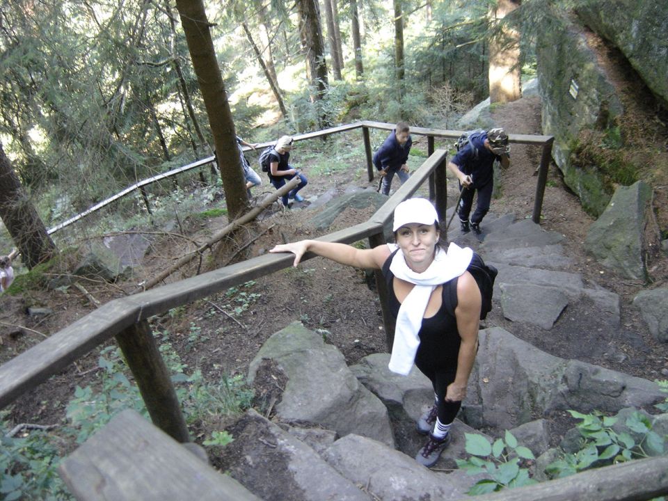 W drodze na B��dne Ska�y d080 - PTTK Strzelin