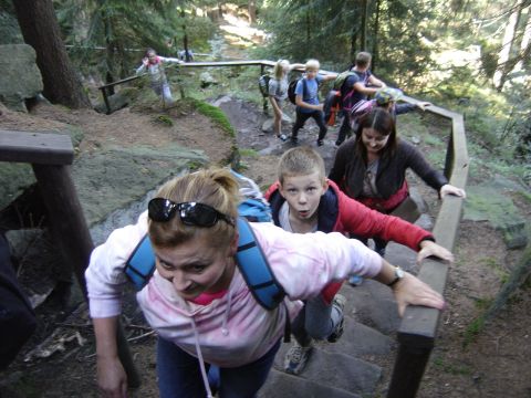 W drodze na B��dne Ska�y s092 - PTTK Strzelin