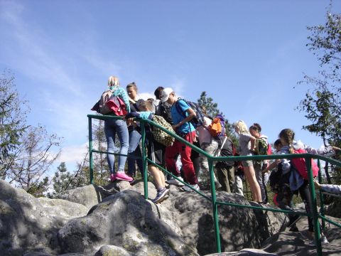 XXI Rajd 'G�ry Sto�owe' - B��dne Ska�y s099 - PTTK Strzelin