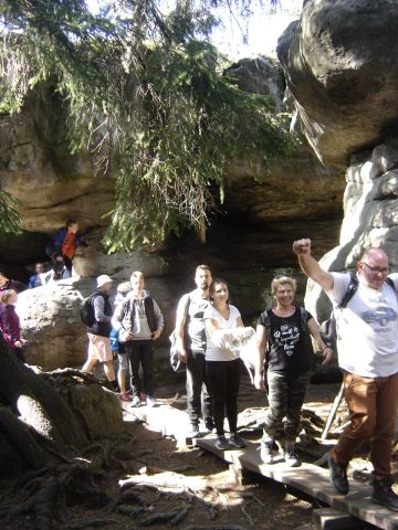 XXI Rajd 'G�ry Sto�owe' - B��dne Ska�y s105 - PTTK Strzelin