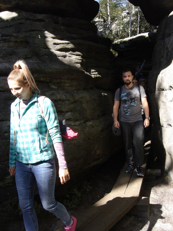 XXI Rajd 'G�ry Sto�owe' - B��dne Ska�y d106 - PTTK Strzelin