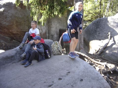 XXI Rajd 'G�ry Sto�owe' - B��dne Ska�y s123 - PTTK Strzelin