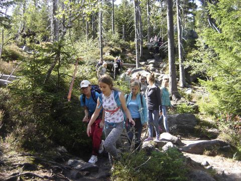 XXI Rajd 'G�ry Sto�owe' - na Skalniaku s126 - PTTK Strzelin