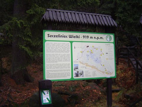 Podej�cie na Szczeliniec Wielki