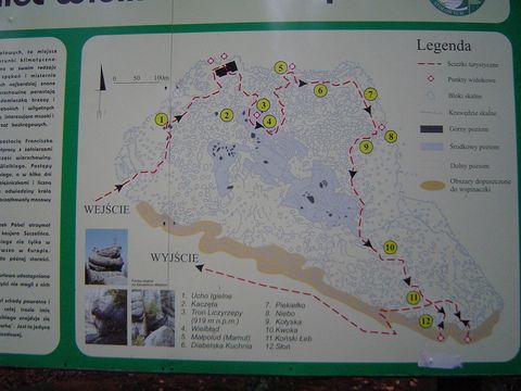 Podej�cie na Szczeliniec Wielki